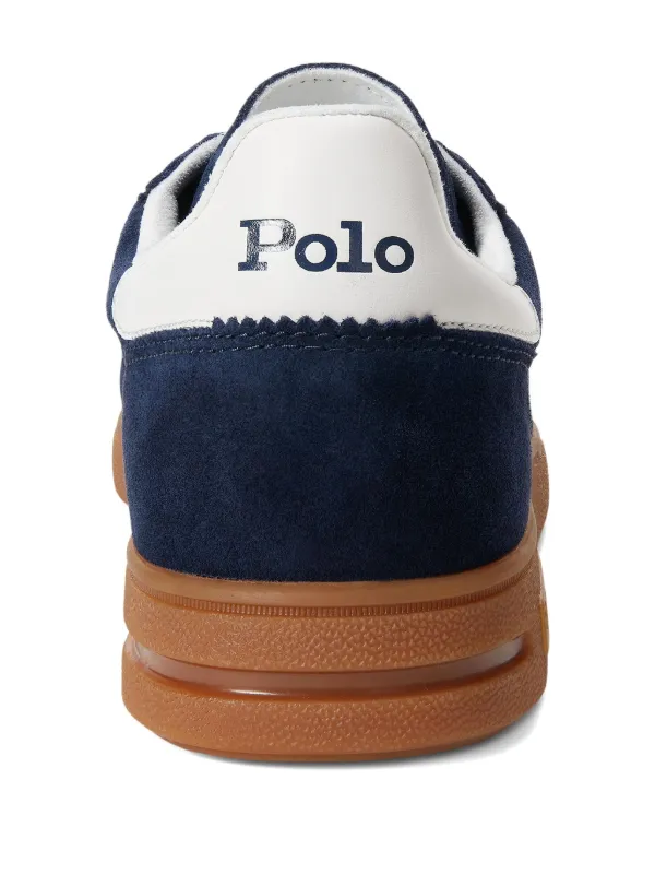 Polo Ralph Lauren Tênis Cano Baixo De Camurça | Azul | FARFETCH BR
