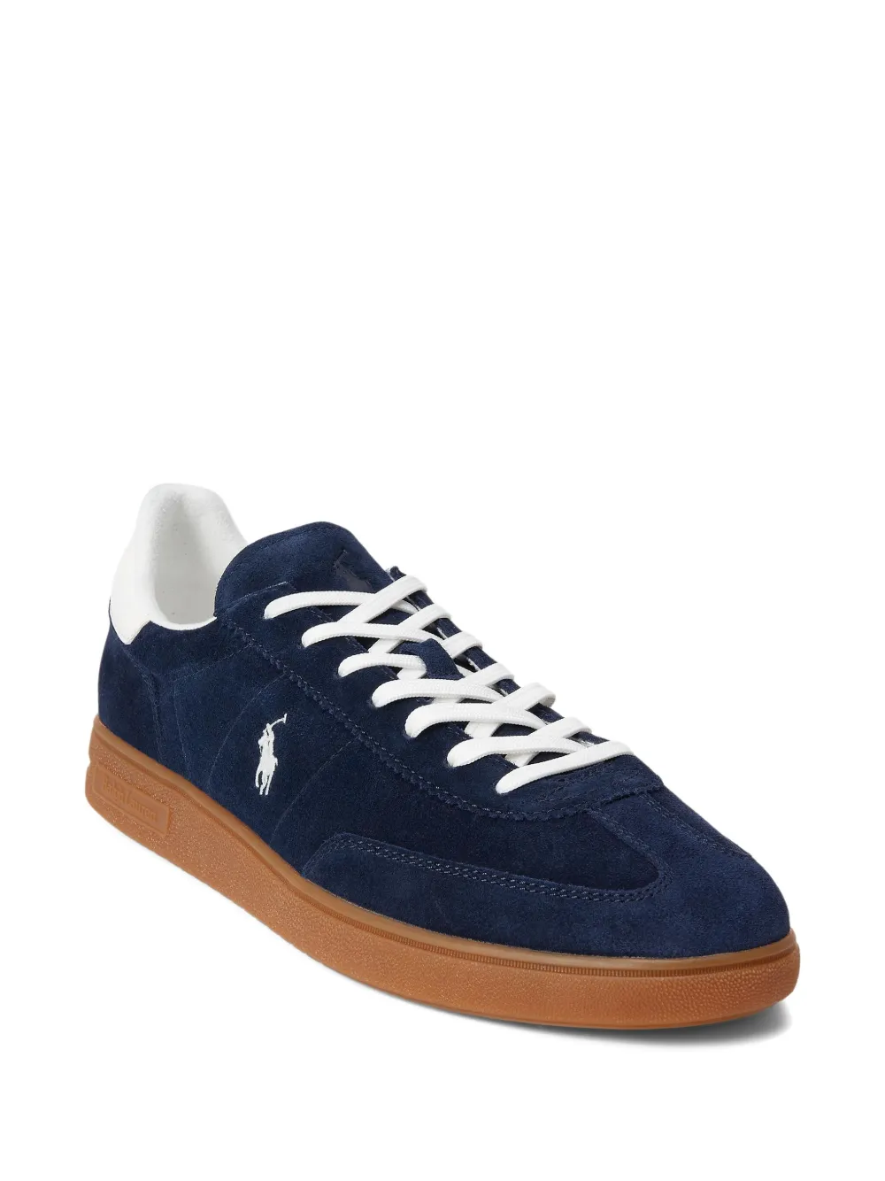 Polo Ralph Lauren Suède low-top sneakers Blauw