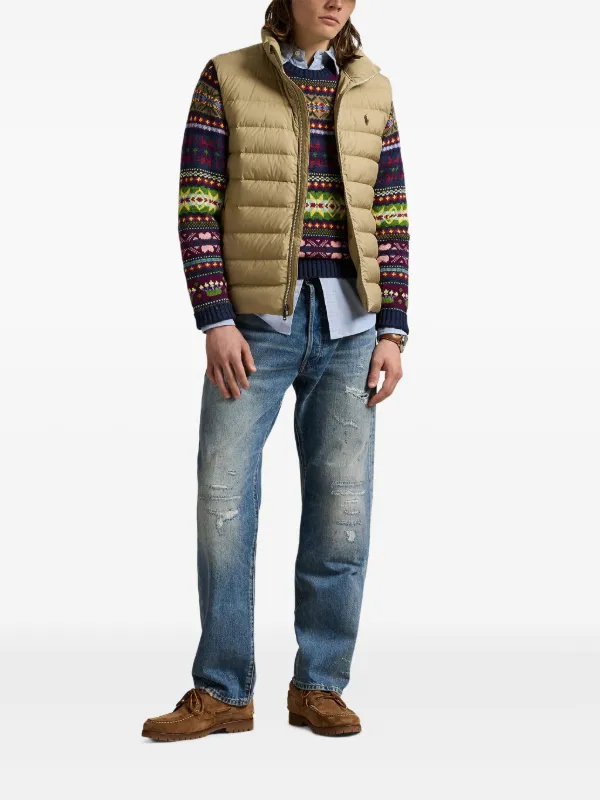 Polo Ralph Lauren キルティング ベスト | ニュートラル | FARFETCH JP