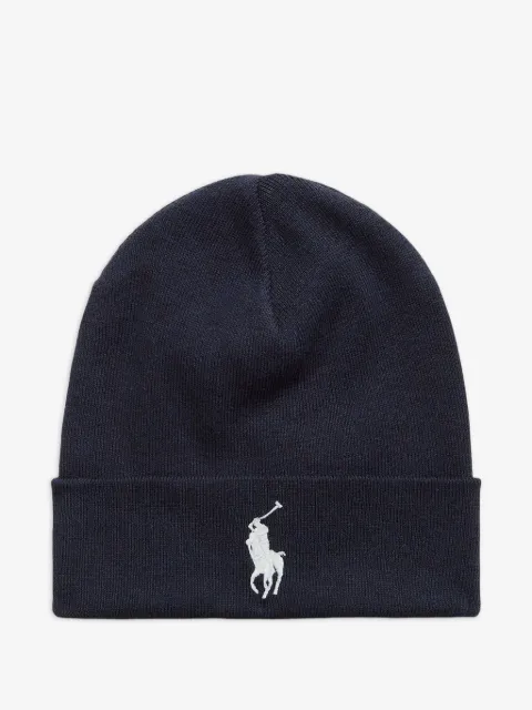 Polo Ralph Lauren cotton embroidered-logo beanie