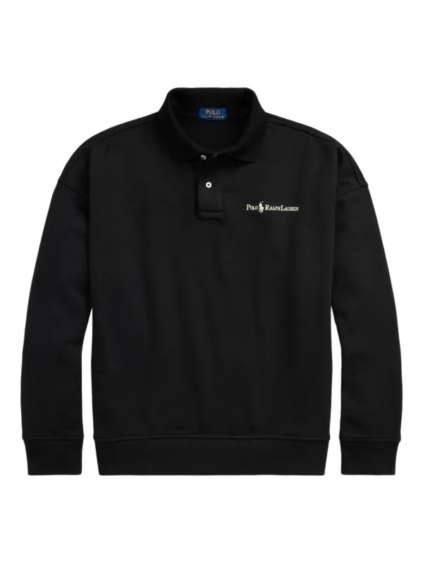 Ralph Lauren ハーフジップフリーススウェット シャツ　ブラック 楽天市場】ポロ ラルフローレン メンズ ハーフジップ プル