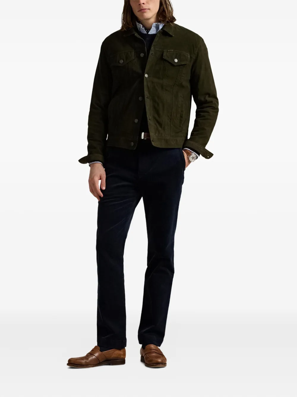 Polo Ralph Lauren Broek met paspelzak Blauw