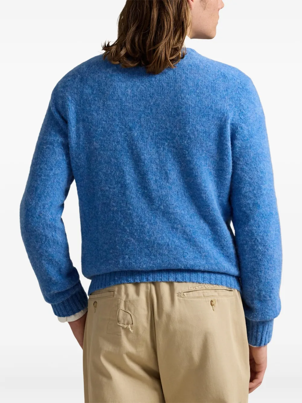 Polo Ralph Lauren Wollen trui met lange mouwen Blauw