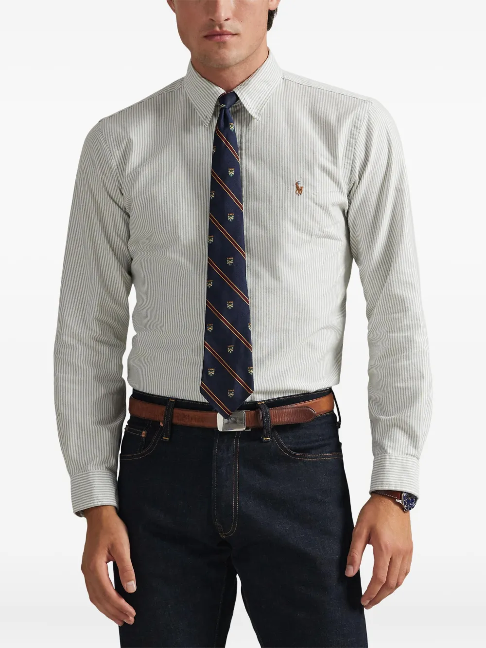 Polo Ralph Lauren Gestreept overhemd Wit