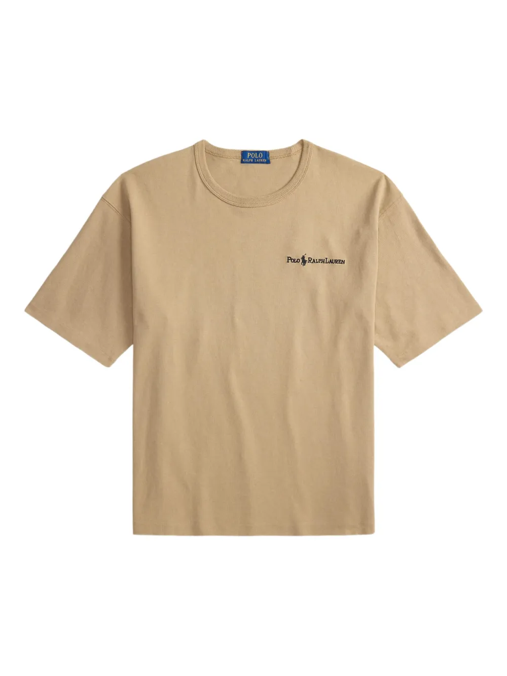 Polo Ralph Lauren T-shirt met geborduurd logo Beige
