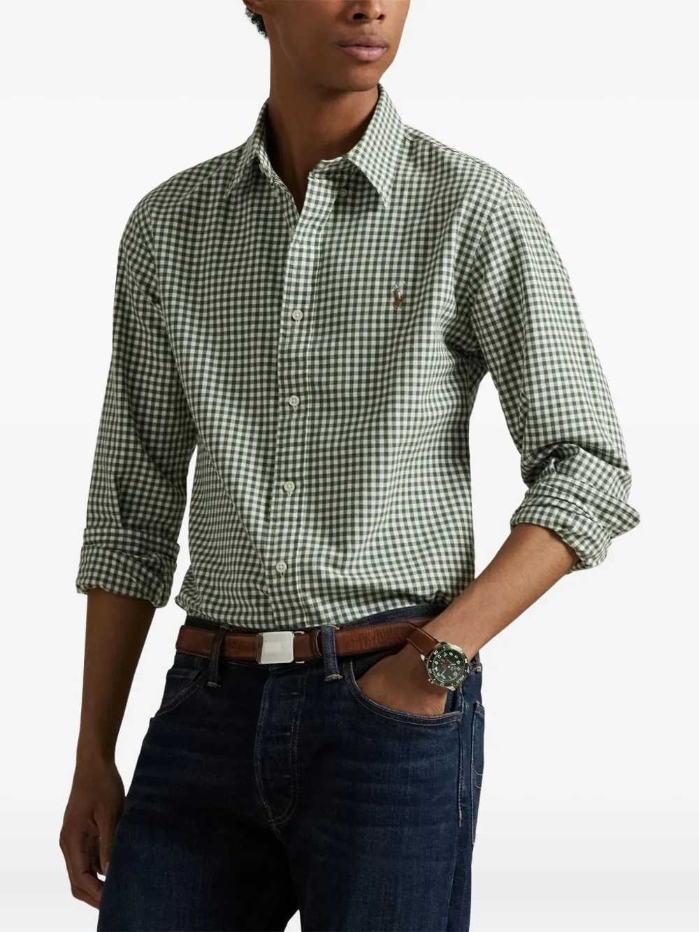 Polo Ralph Lauren Geruit overhemd Groen