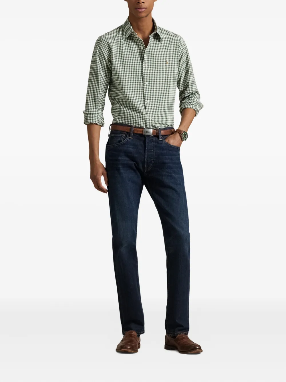 Polo Ralph Lauren Geruit overhemd Groen