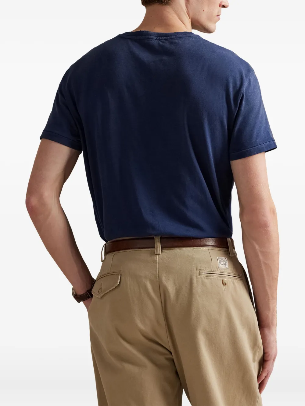 Polo Ralph Lauren Katoenen T-shirt met logoprint Blauw