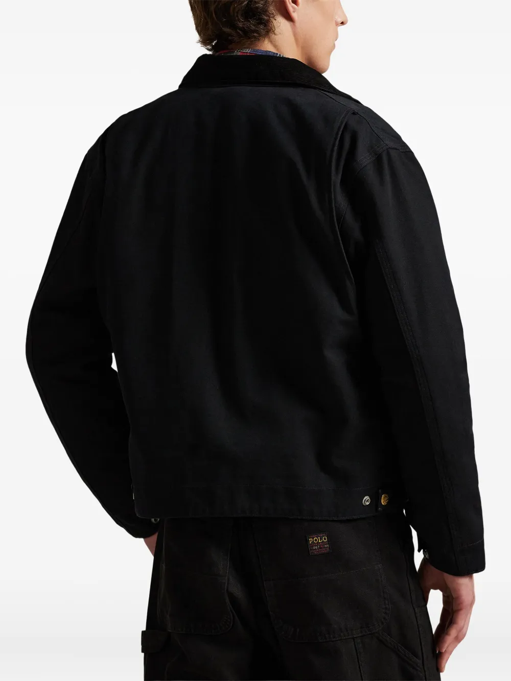 Polo Ralph Lauren Corduroy-collar Jacket In Blue
