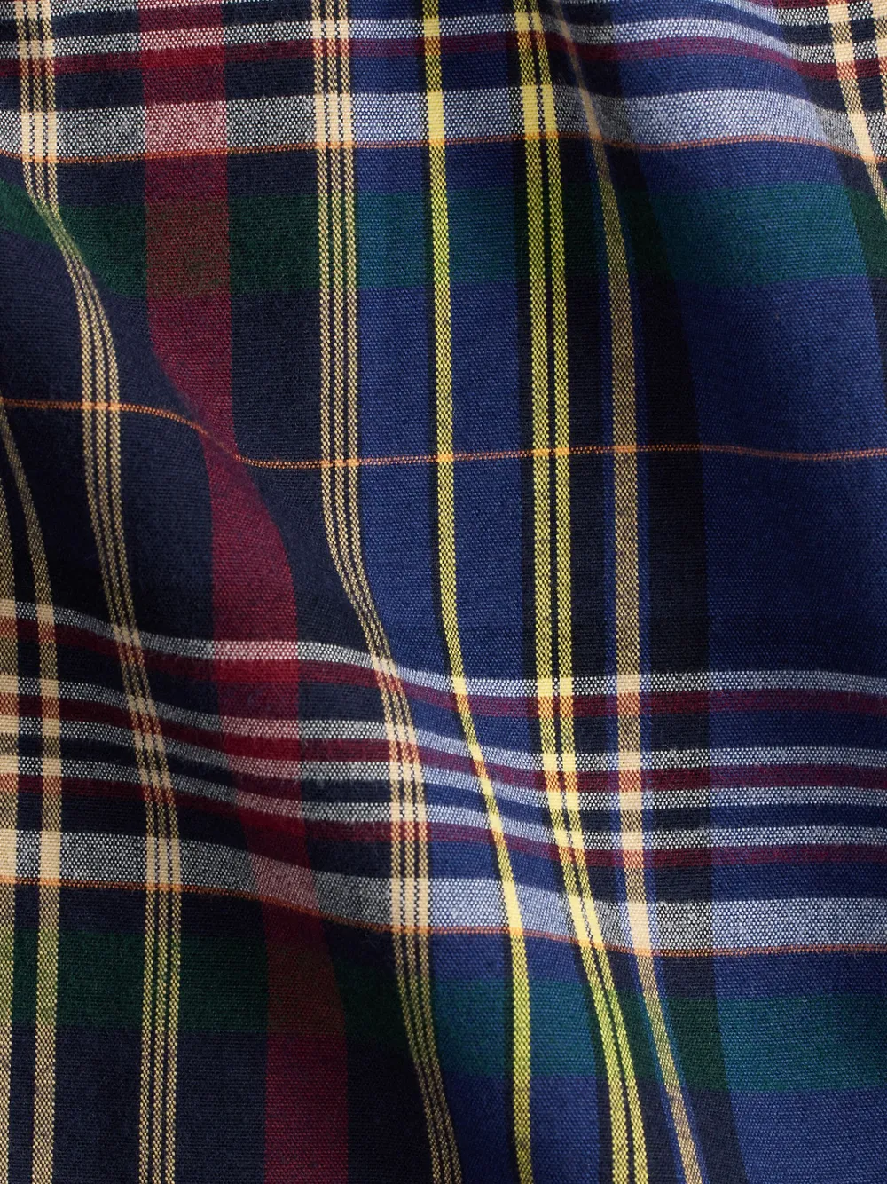 Polo Ralph Lauren brushed plaid shirt Blauw