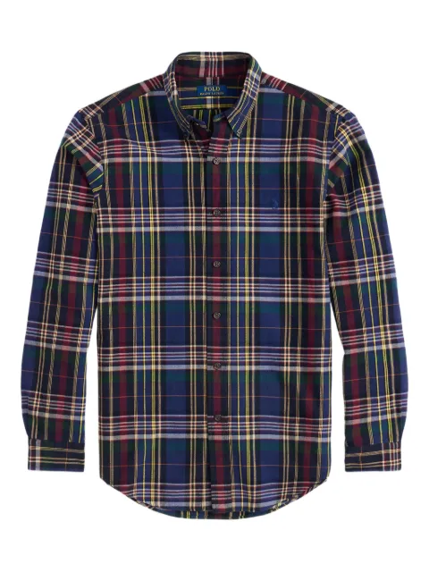 Polo Ralph Lauren brushed plaid shirt