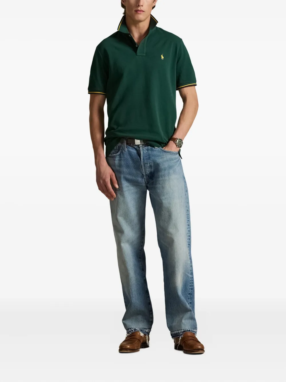 Polo Ralph Lauren Poloshirt met logo Groen