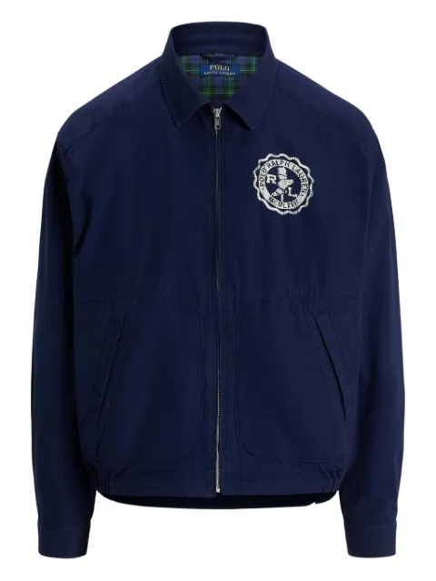 Polo Ralph Lauren embroidered-logo shirt jacket 