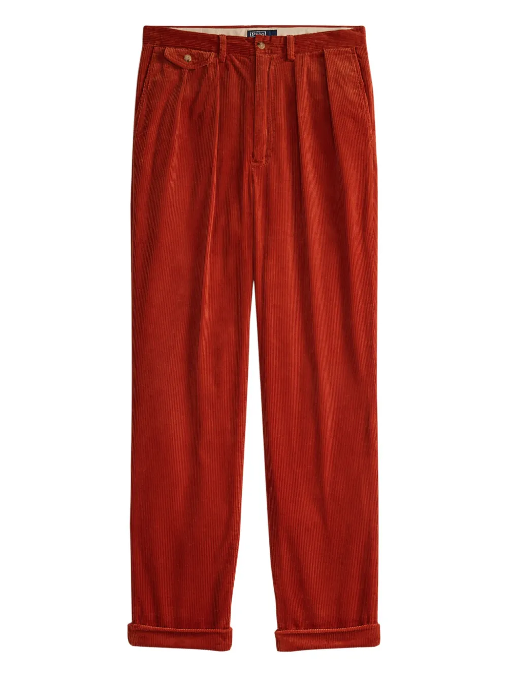 Polo Ralph Lauren pleated-corduroy trousers | Red | Image 1
