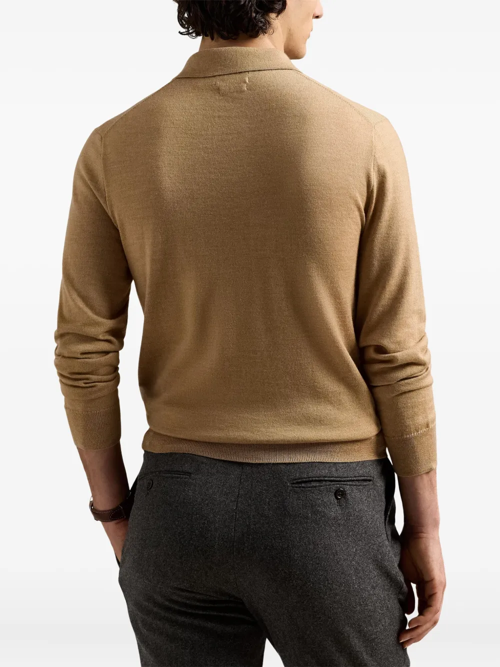 Polo Ralph Lauren Wollen poloshirt Beige