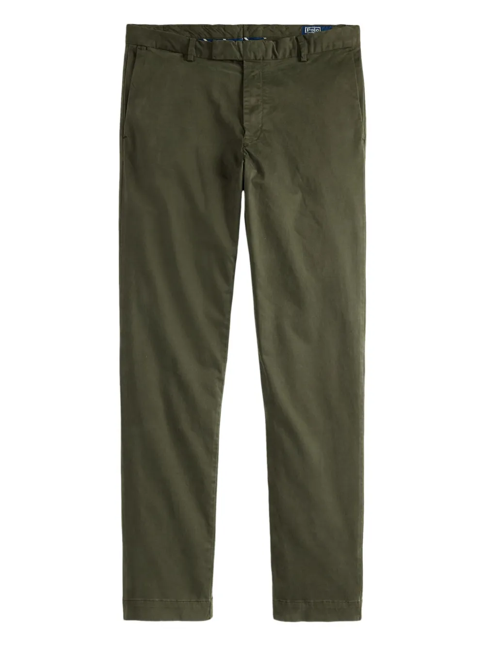 Polo Ralph Lauren flat-front welt-pocket trousers - グリーン Polo Ralph Lauren flat-front welt-pocket trousers - グリーン