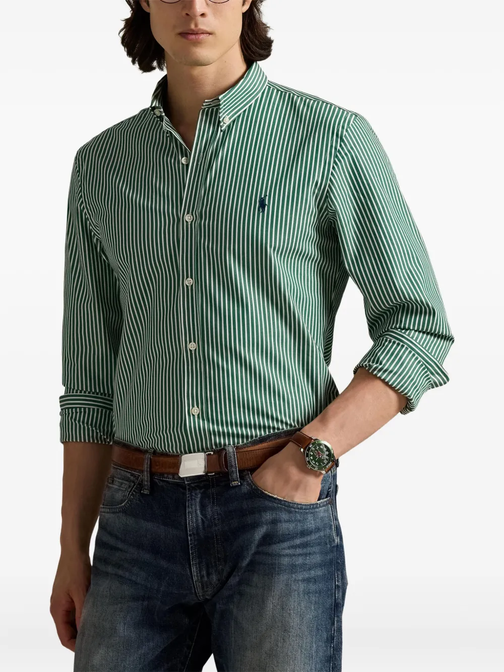 Polo Ralph Lauren Gestreept overhemd Groen