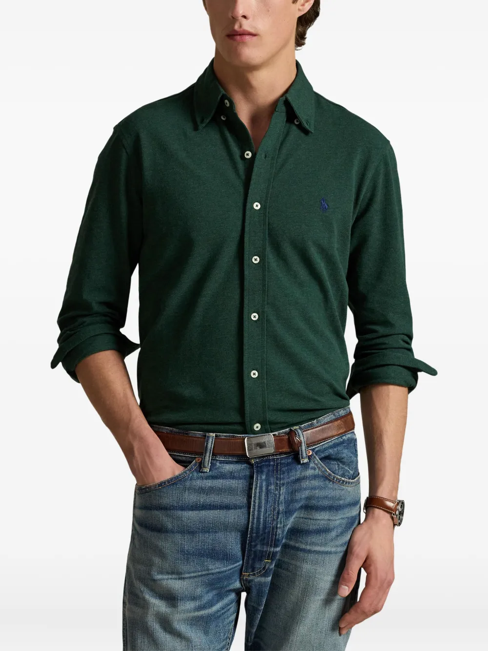 Polo Ralph Lauren Overhemd met lange mouwen Groen