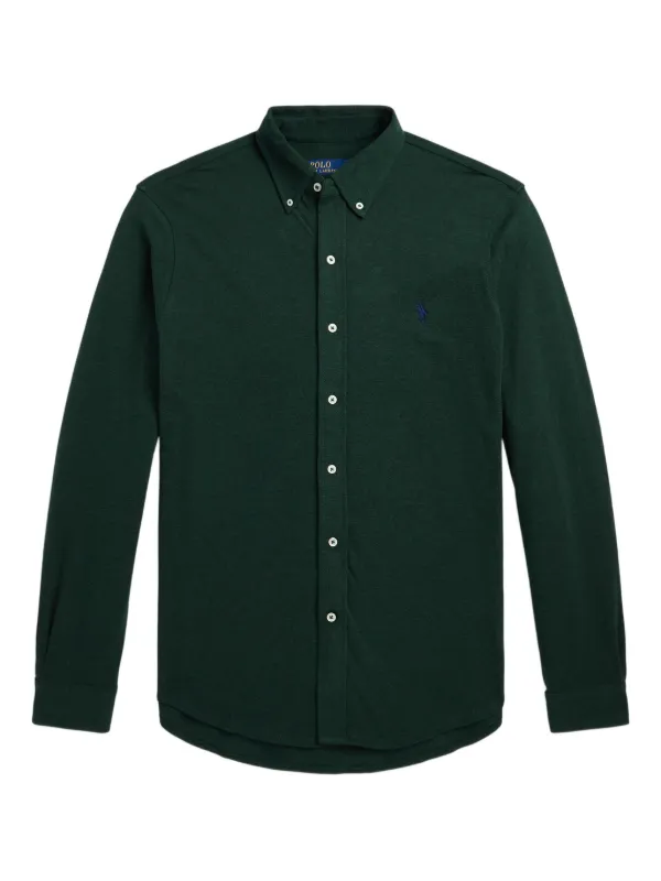 Polo Ralph Lauren long-sleeved Shirt Green FARFETCH IN