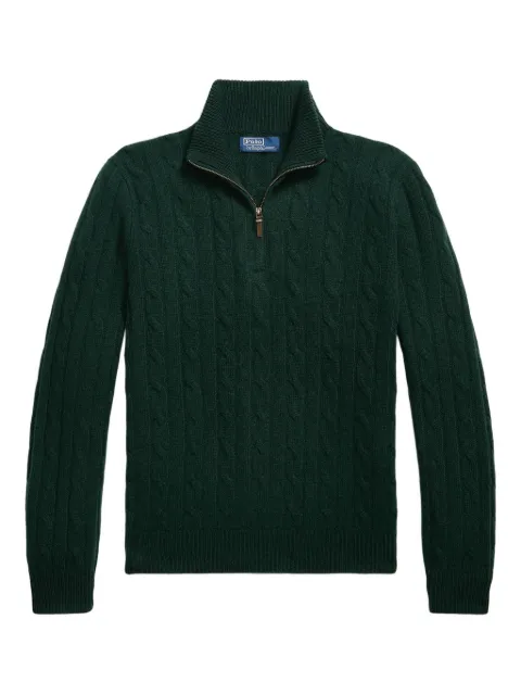 Polo Ralph Lauren suéter de cachemira en tejido de ochos