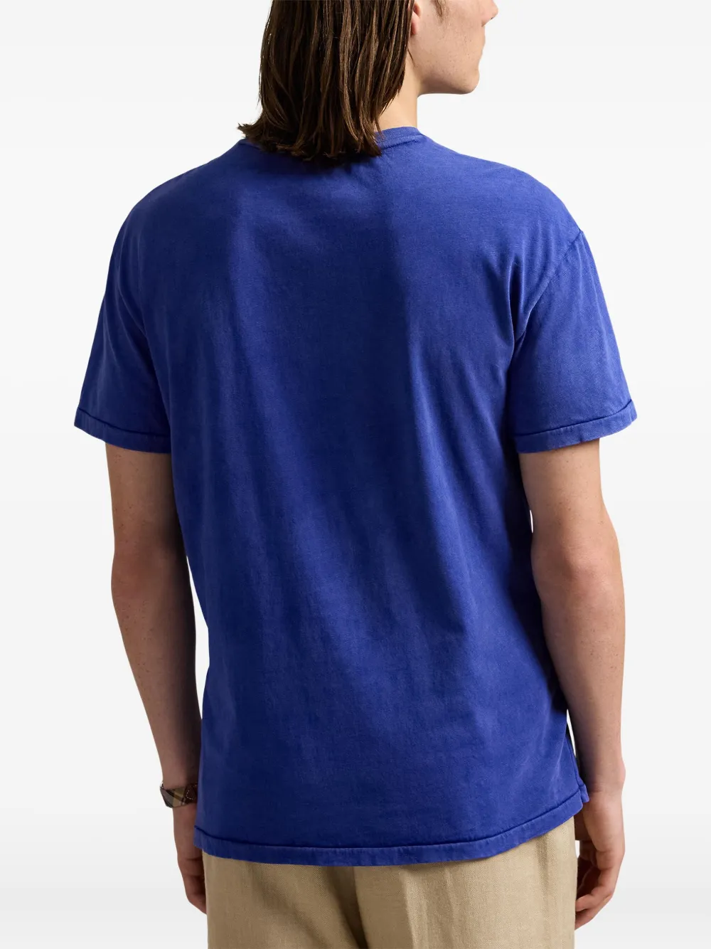 Polo Ralph Lauren T-shirt met logoprint met ronde hals Blauw