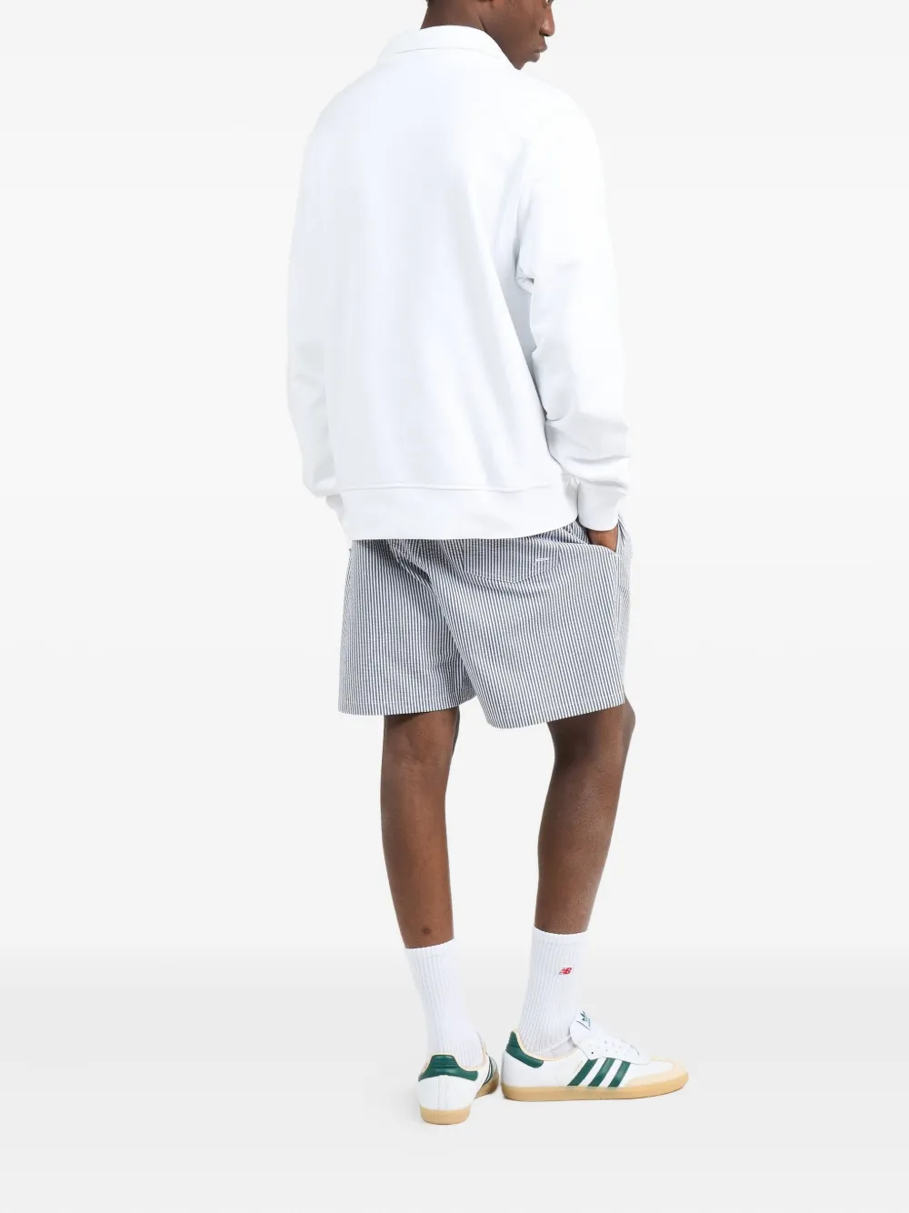 Polo Ralph Lauren Sweater met polokraag en rits Wit