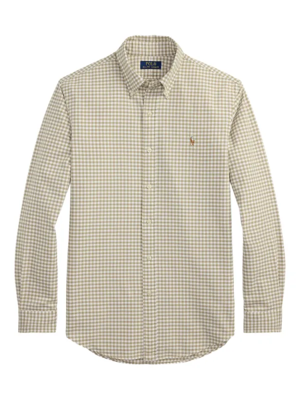 ラルフローレン Polo Ralph Lauren Camisa Xadrez Com Abotoamento | Neutro | FARFETCH BR