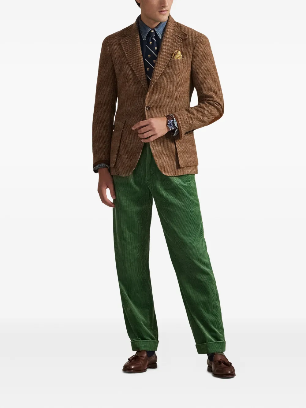 Polo Ralph Lauren pleated corduroy trousers | Regular-Fit & Straight Leg Pants | Image 2