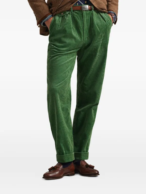 【神サイズ】Polo by Ralph Lauren コーデュロイ パンツ 緑 Polo Ralph Lauren コーデュロイ パンツ | グリーン | FARFETCH JP