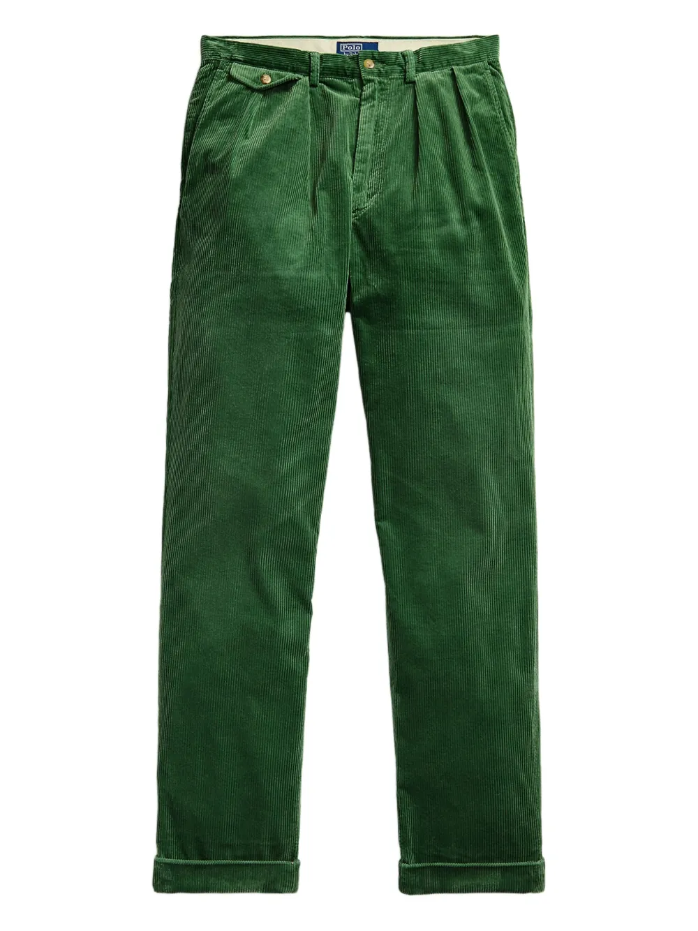 Polo Ralph Lauren pleated corduroy trousers - グリーン Polo Ralph Lauren pleated corduroy trousers - グリーン