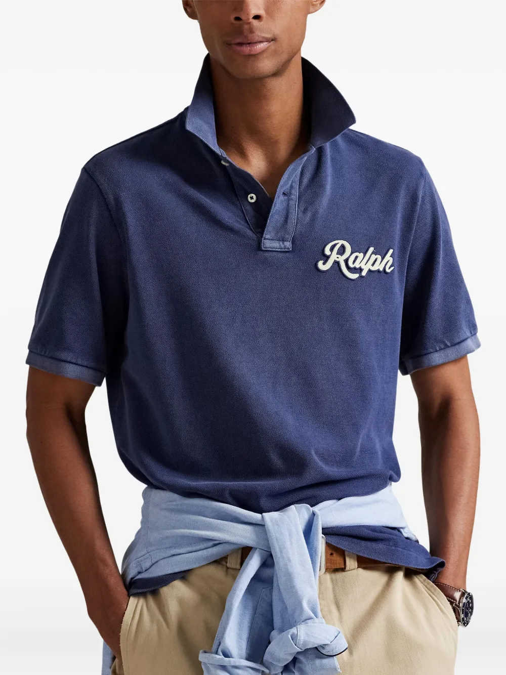 Polo Ralph Lauren Poloshirt met geborduurd logo Blauw