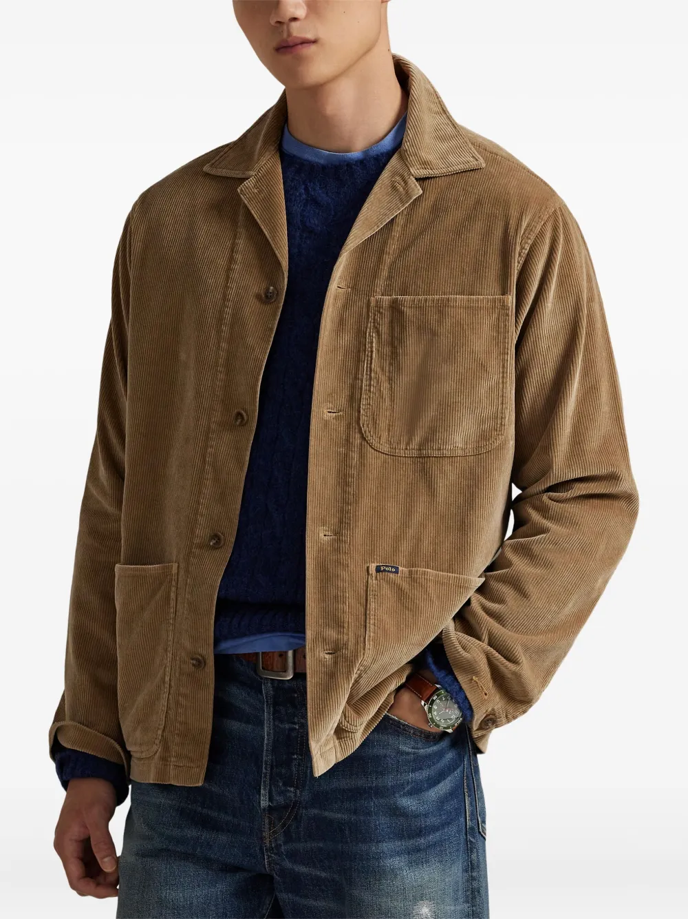 Polo Ralph Lauren Ribfluwelen overhemd Groen