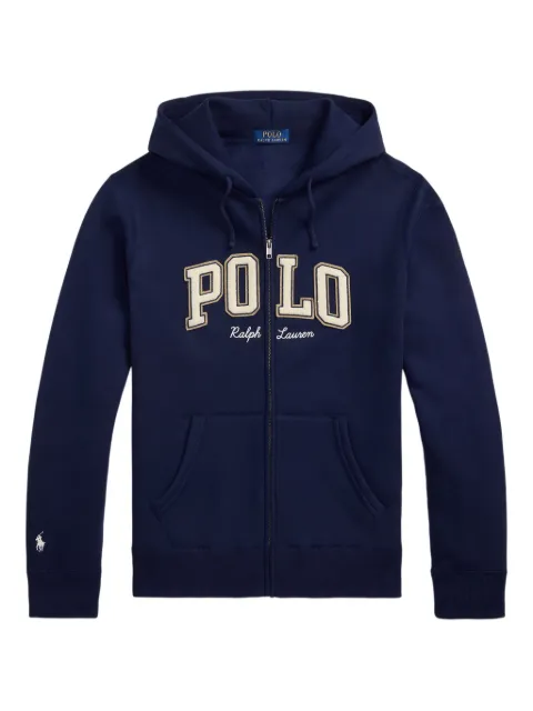 Polo Ralph Lauren هودي بسحاب وتطريز شعار الماركة