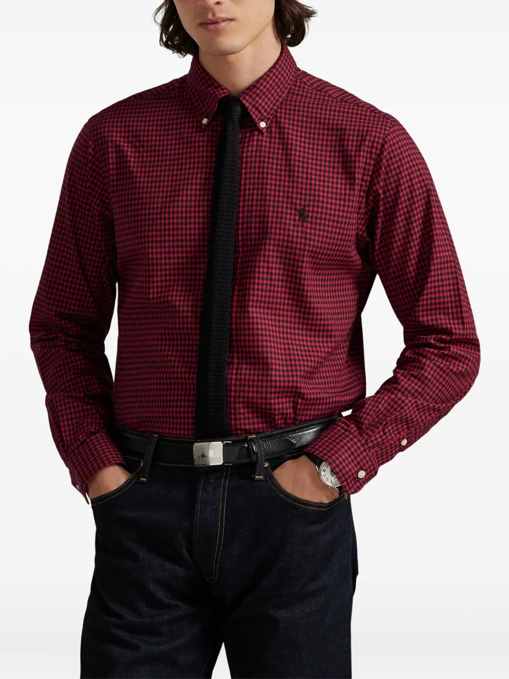 Polo Ralph Lauren Overhemd met gingham ruit Rood