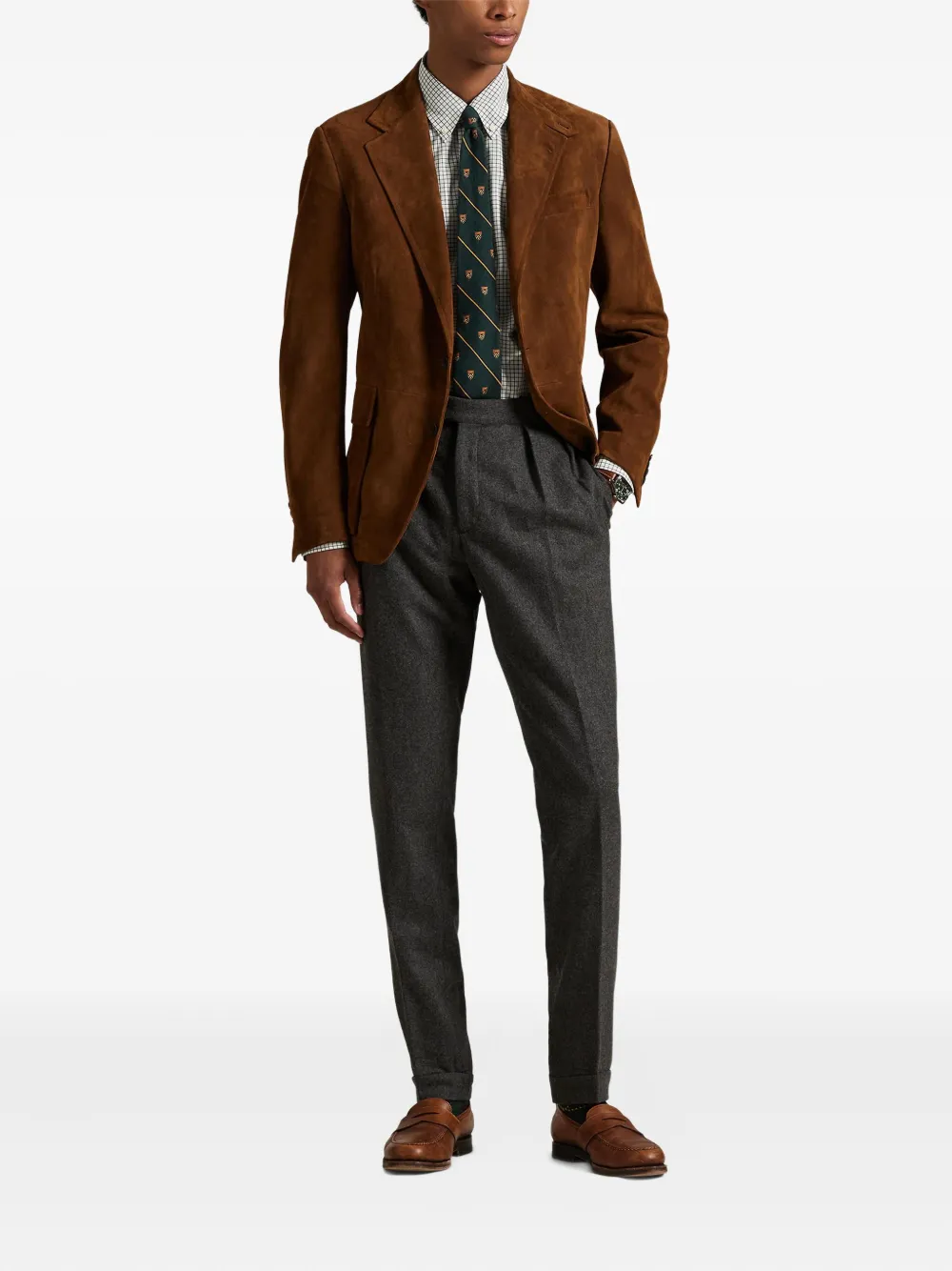 Polo Ralph Lauren Tattersall popeline overhemd Wit
