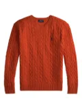 Polo Ralph Lauren cable-knit wool pullover - Orange
