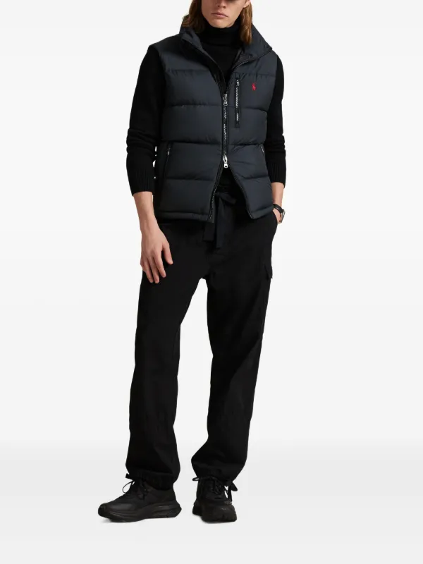 Polo Ralph Lauren The Gorham Padded Gilet | Black | FARFETCH CA