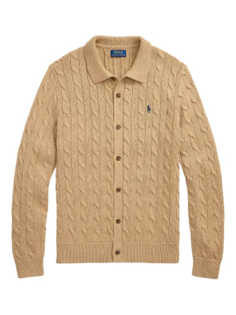 Polo Ralph Lauren cable-knit button-up cardigan