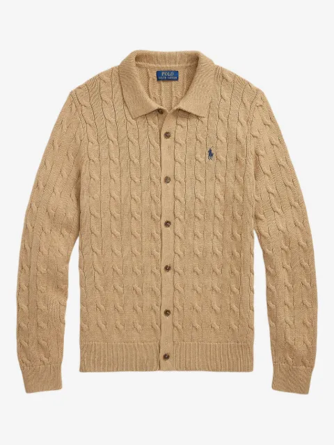 Polo Ralph Lauren cable-knit button-up cardigan