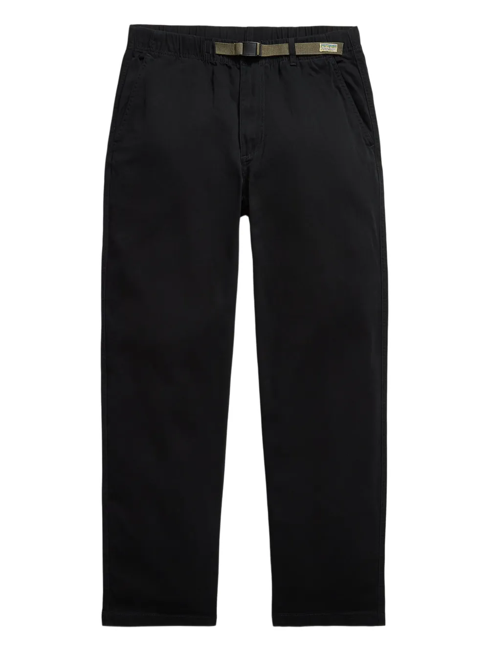 Polo Ralph Lauren Trailster twill flat-front trousers | Black | Image 1