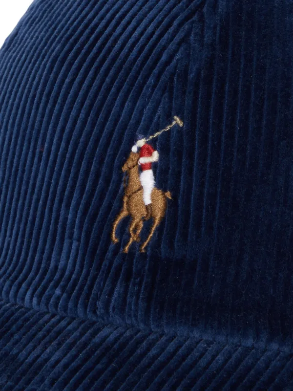 Polo Ralph Lauren コーデュロイ キャップ | ブルー | FARFETCH JP