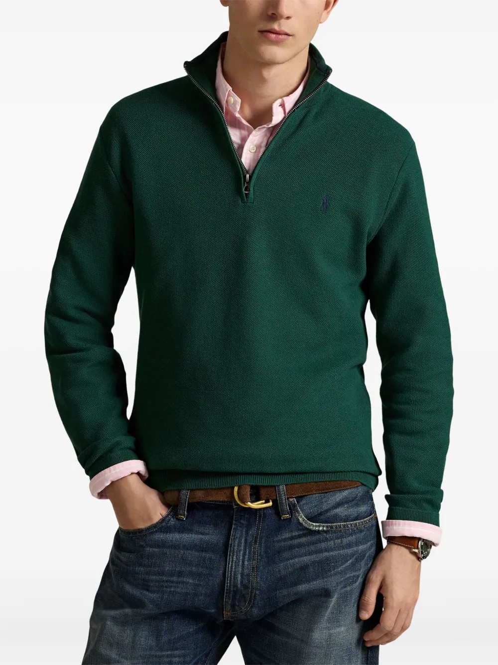 Polo Ralph Lauren Trui met rits Groen