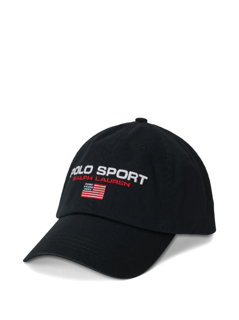 Polo Ralph Lauren Honkbalpet met geborduurd logo Zwart