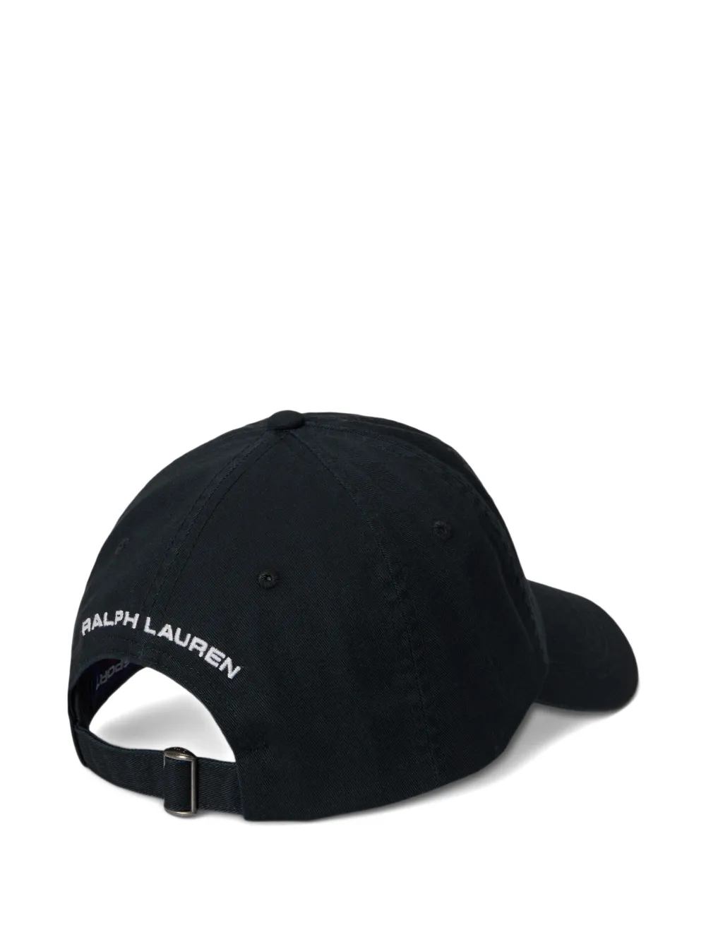 Polo Ralph Lauren Honkbalpet met geborduurd logo Zwart
