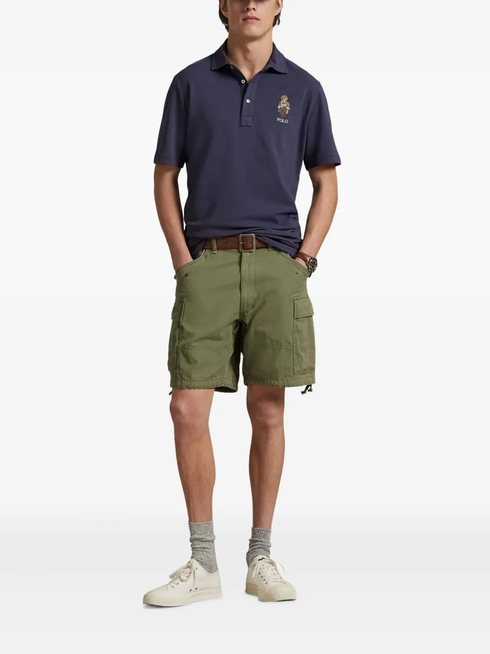 Polo Ralph Lauren Poloshirt met geborduurd logo Blauw