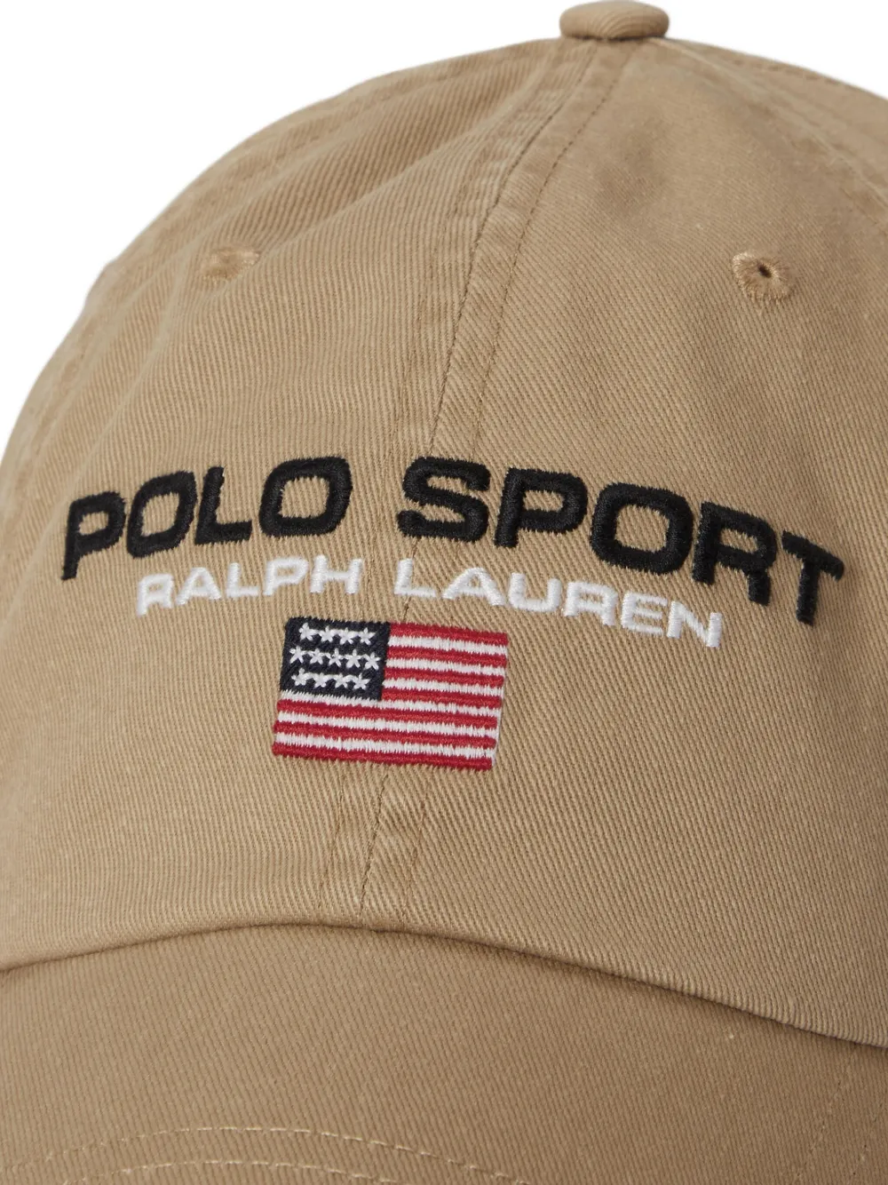 Polo Ralph Lauren Honkbalpet met geborduurd logo Beige