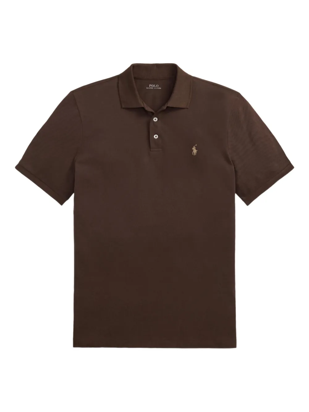 Polo Ralph Lauren ショートスリーブ ポロシャツ - ブラウン Polo Ralph Lauren ショートスリーブ ポロシャツ - ブラウン