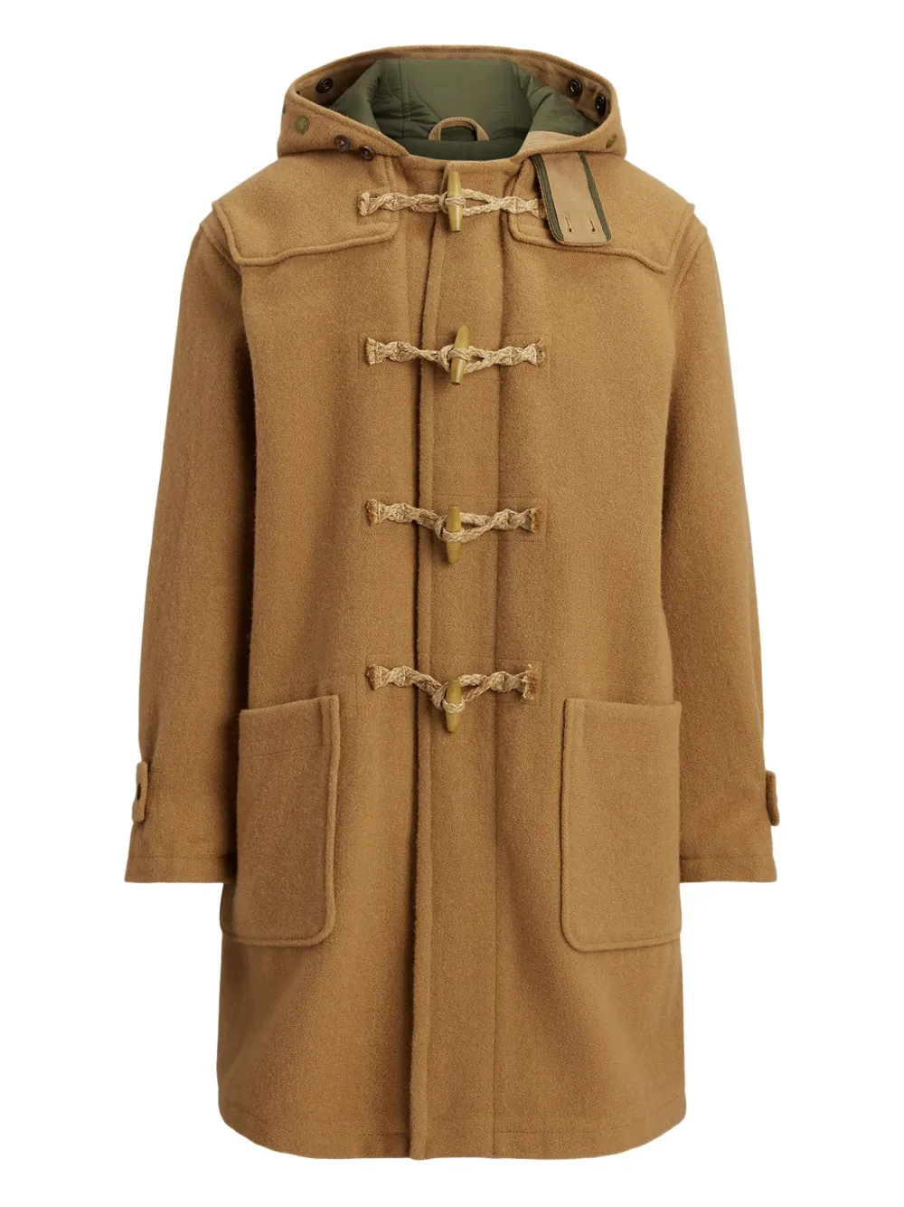Polo Ralph Lauren frakke med duffelcoat-lukning og hætte | brun | Image 1