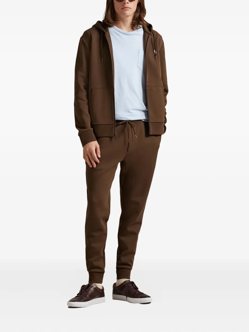 Polo Ralph Lauren Joggingbroek met geborduurd logo Bruin