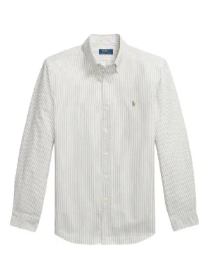 Polo Ralph Lauren ストライプ オックスフォード シャツ | ホワイト